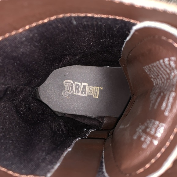 Brash high top lace and zip up boots - Picture 4 of 5